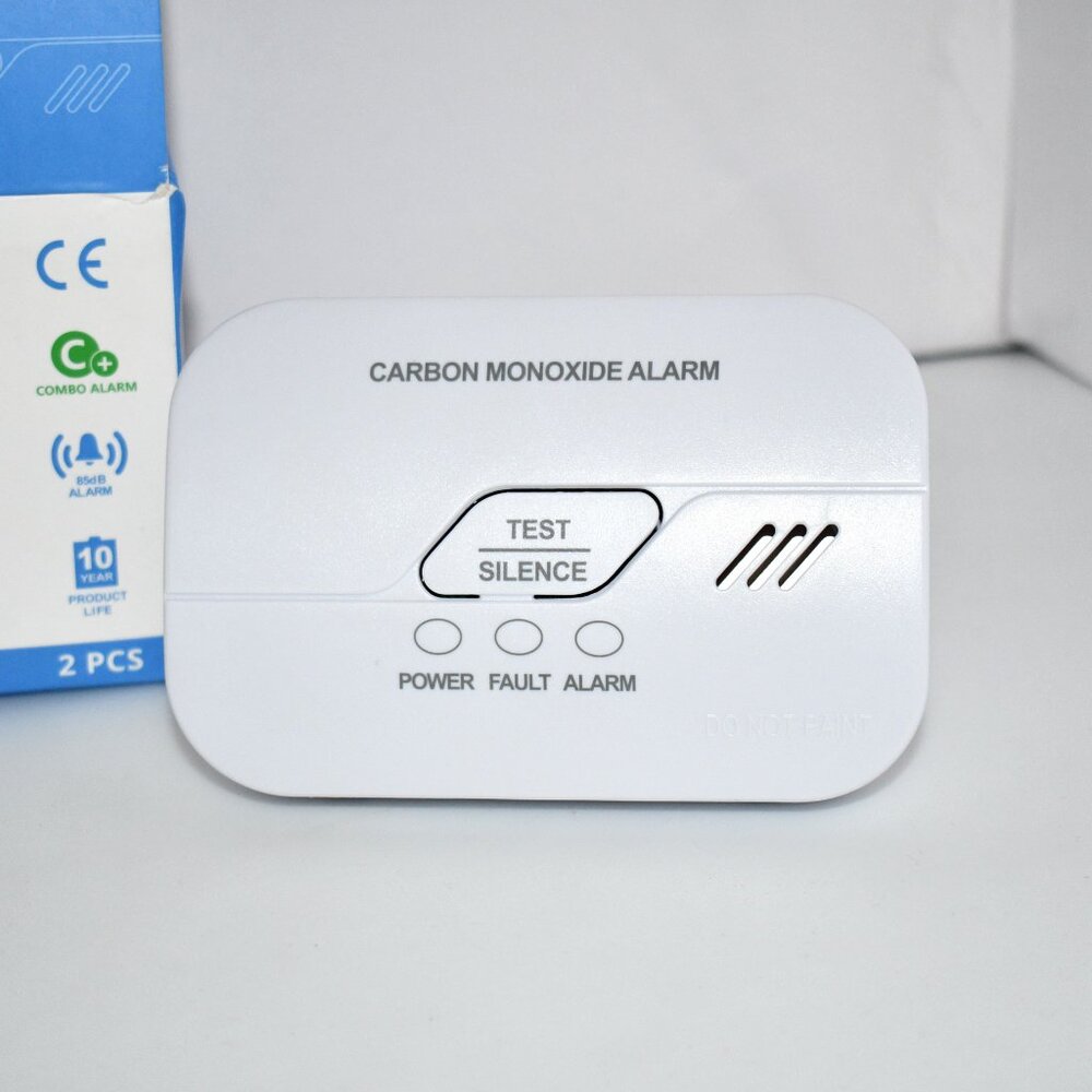 Ecoey Carbon Monoxide Detector CO Detector Alarm Battery Operated Low Battery Wa - Picture 2 of 3